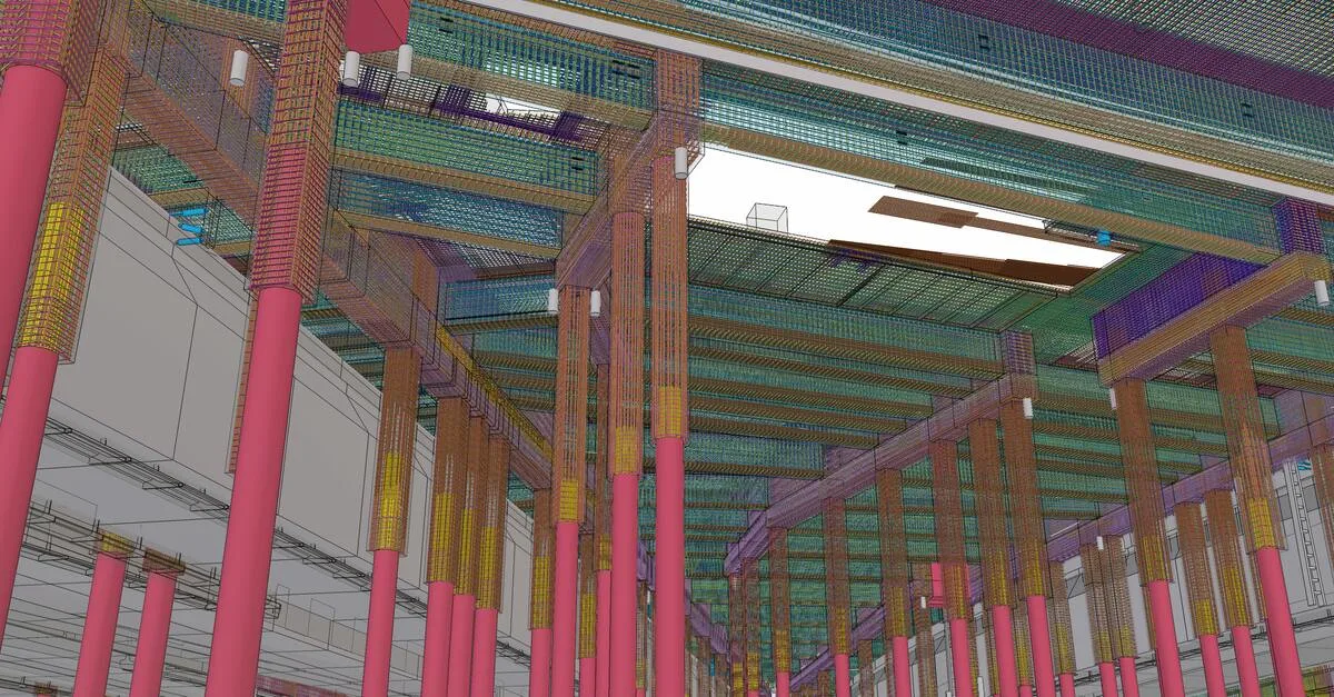 Tampere Deck and Arena Tekla structural BIM