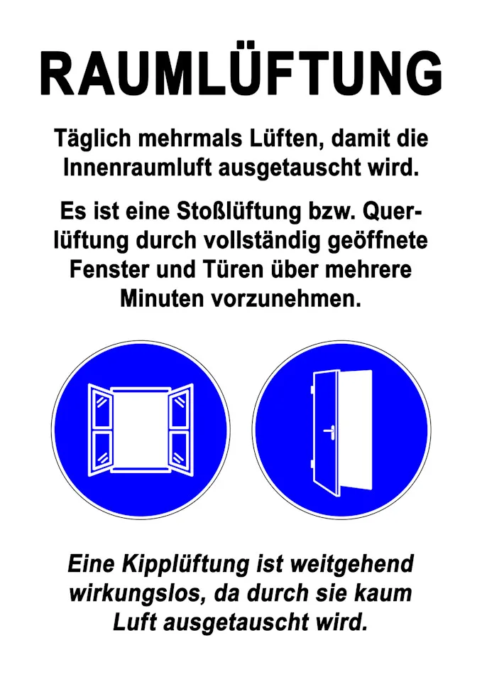 RaumlĂĽftung: Vor allem in milden Klimazonen kann die natĂĽrliche QuerlĂĽftung als Alternative zu mechanischen LĂĽftungssystemen