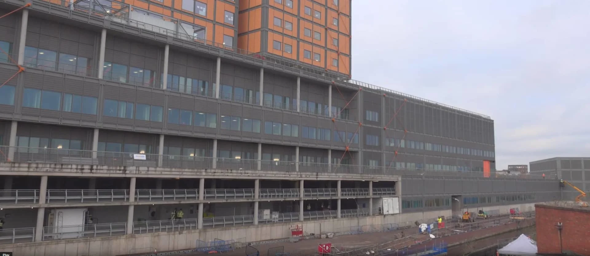 Midland Metropolitan University Hospital under construction.