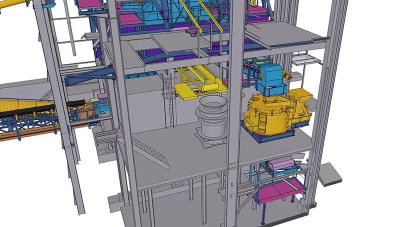 Trimble Construction Awards - SMIL, Modification de l'installation de concassage