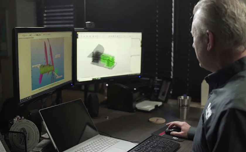 The preconstruction engineers at LPR Construction use Tekla Structures for sequencing their work.