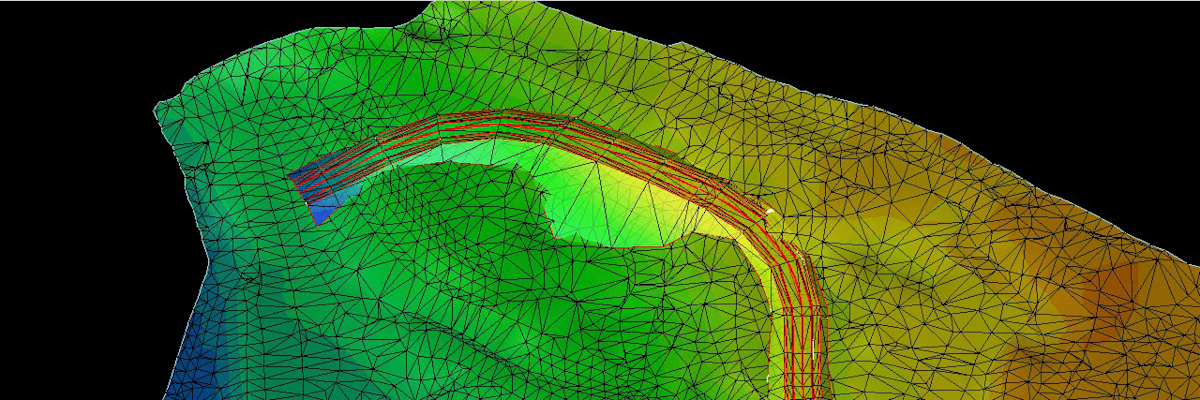 Corridor in Trimble Business Center