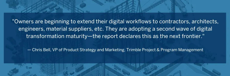 Owners are beginning to extend digital workflows, adopting a second wave of digital transformation maturity.