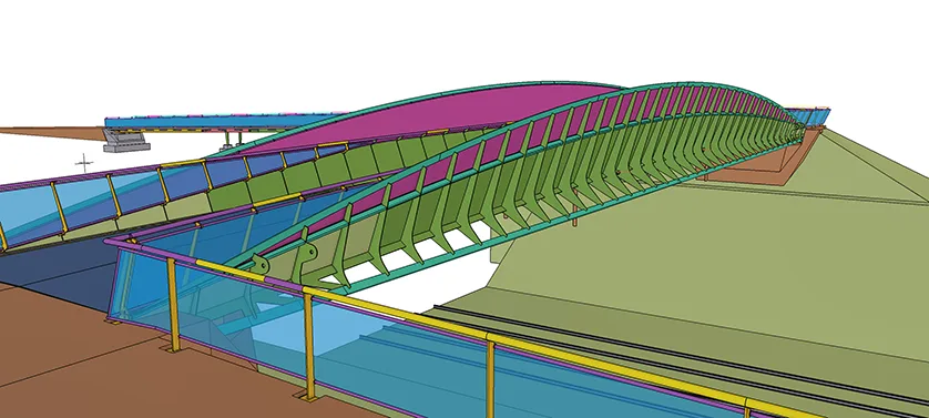 Trimble Construction Awards - OMS, Passerelle de l'Hermitage