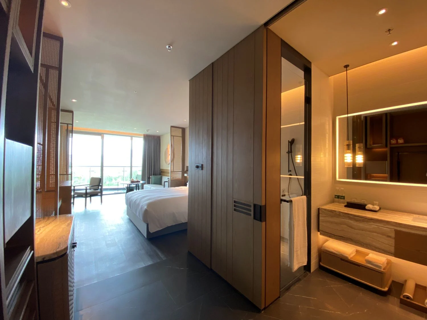 Hotel indoor and outdoor photo