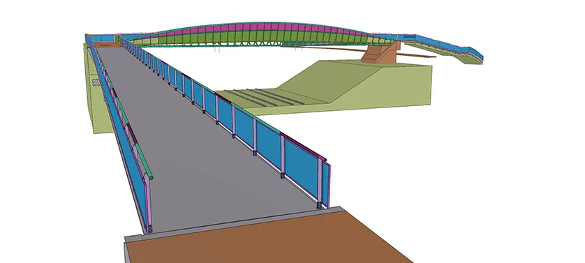 Trimble Construction Awards - OMS, Passerelle de l'Hermitage
