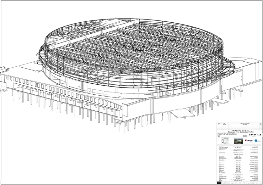 Trimble Construction Awards - Baudin Chateauneuf, Palais des sports de Caen la Mer