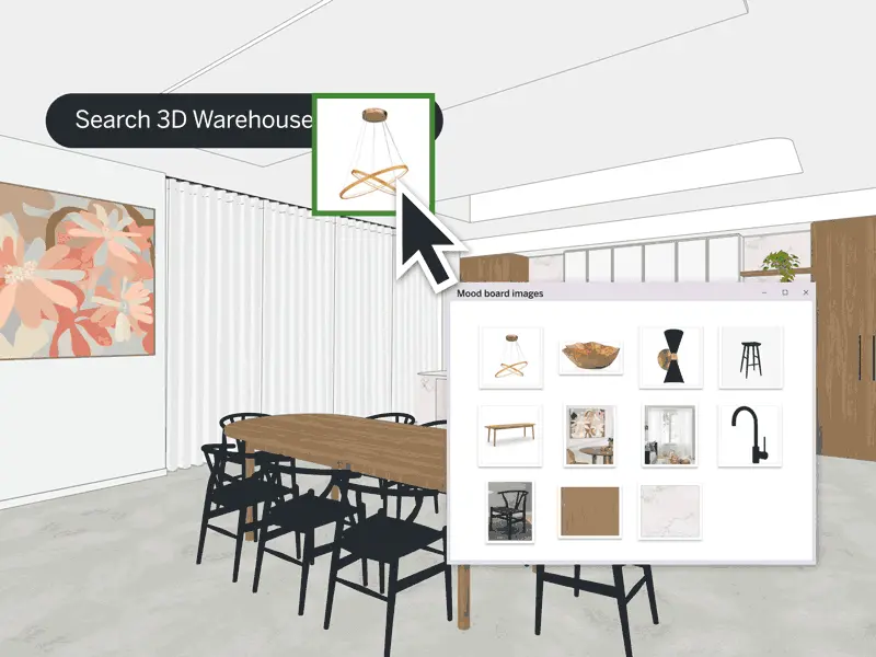 3D Warehouse での画像検索