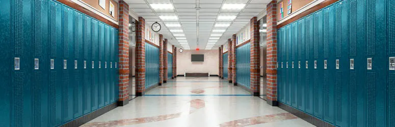 School Hallway