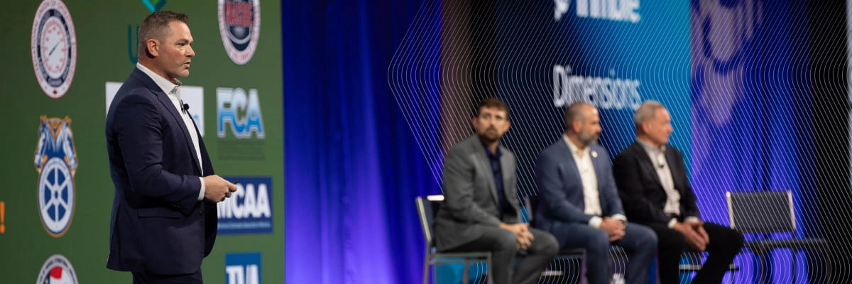 Industry experts discuss construction and geospatial workforce development challenges and solutions at Trimble Dimensions 2025.