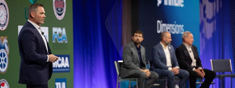 Industry experts discuss construction and geospatial workforce development challenges and solutions at Trimble Dimensions 2025.