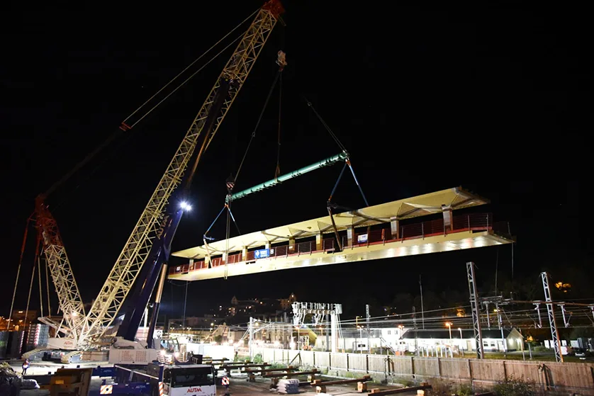 Trimble Construction Awards - Viry SA, Passerelle du Pem de Qimper