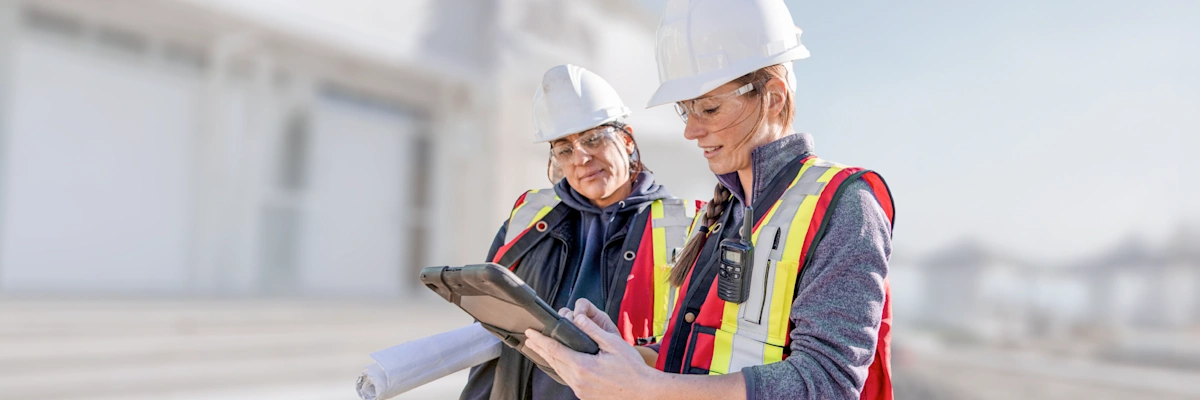 Women in hard hats - Expanding career paths for women in construction - Hero Image