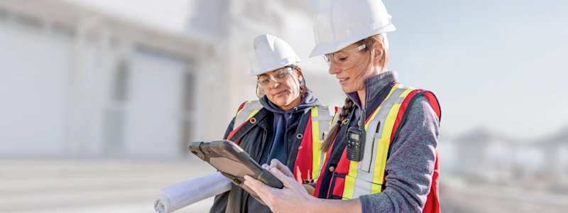 Women in hard hats - Expanding career paths for women in construction - Hero Image