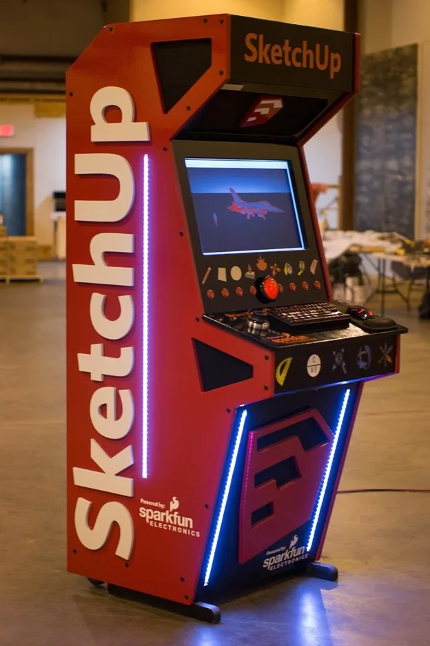 SketchUp arcade machine