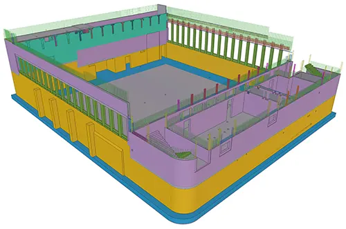 Das Tekla-3D-Modell steht bei Ingenieurbüro 3Ki im Mittelpunkt.
