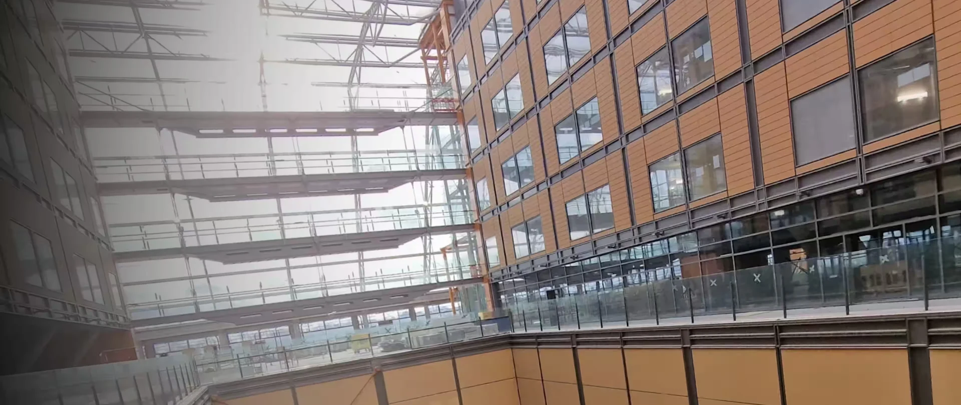 The "winter garden" at the Midland Metropolitan University Hospital.