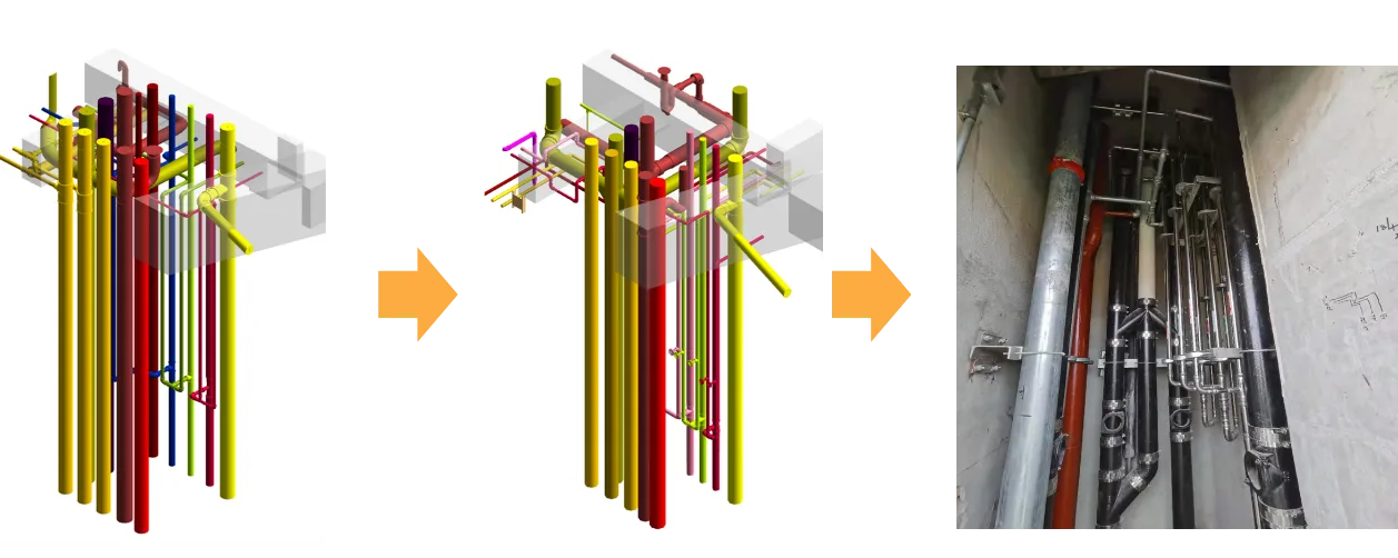 BIM model to guide MEP layout optimization