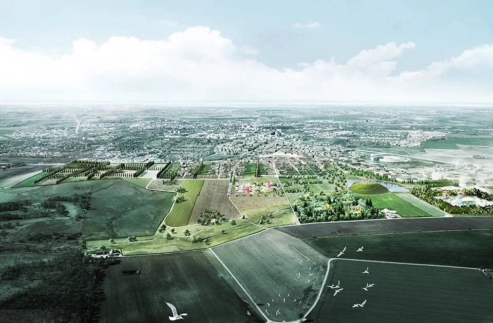 Luftaufnahme des Knowledge Park.