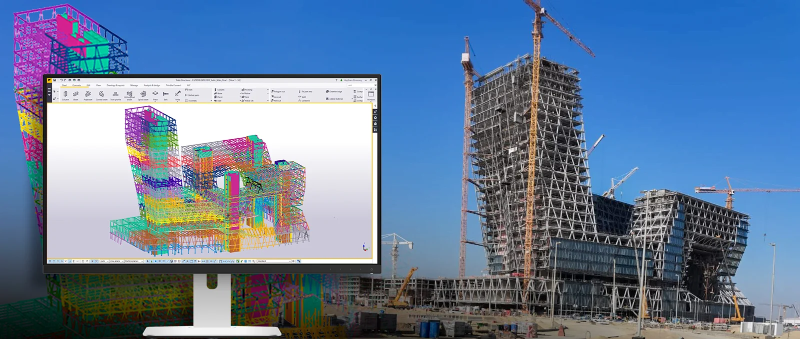 The use of a comprehensive 3D BIM model created in Tekla Structures enabled AIC to improve communication and collaboration an
