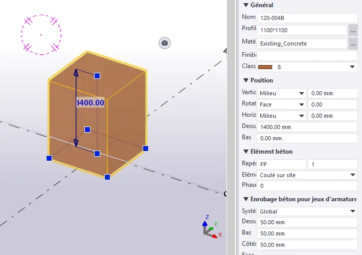 Projet Structure béton - CNAM / GRETA-CFA Occitanie