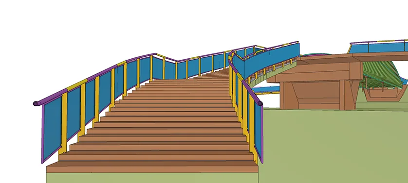 Trimble Construction Awards - OMS, Passerelle de l'Hermitage