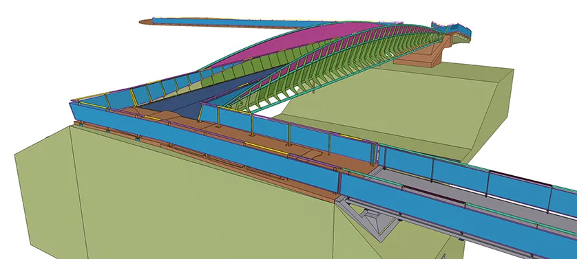 Trimble Construction Awards - OMS, Passerelle de l'Hermitage