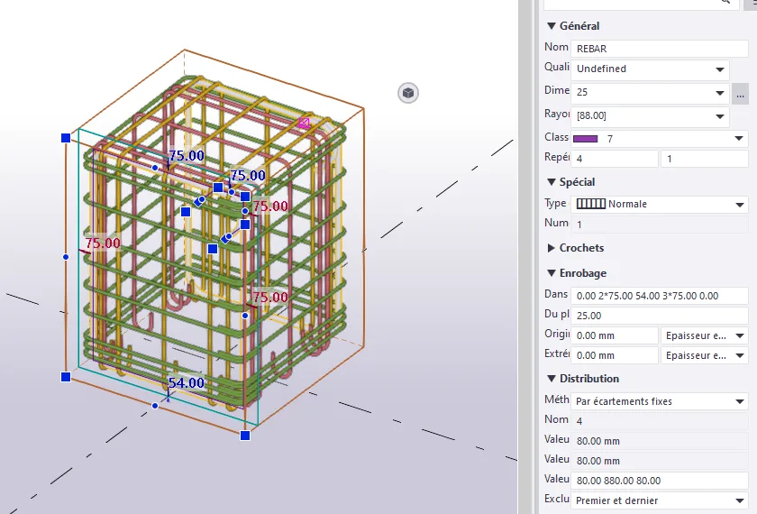 Projet Structure béton - CNAM / GRETA-CFA Occitanie