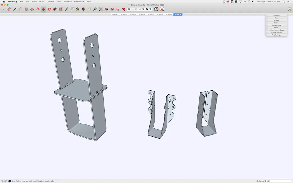 Hangers from 3D Warehouse
