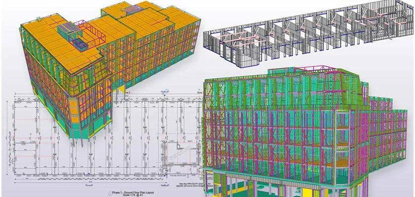 Vita Student Westgate BIM-Modell - Tekla Structures