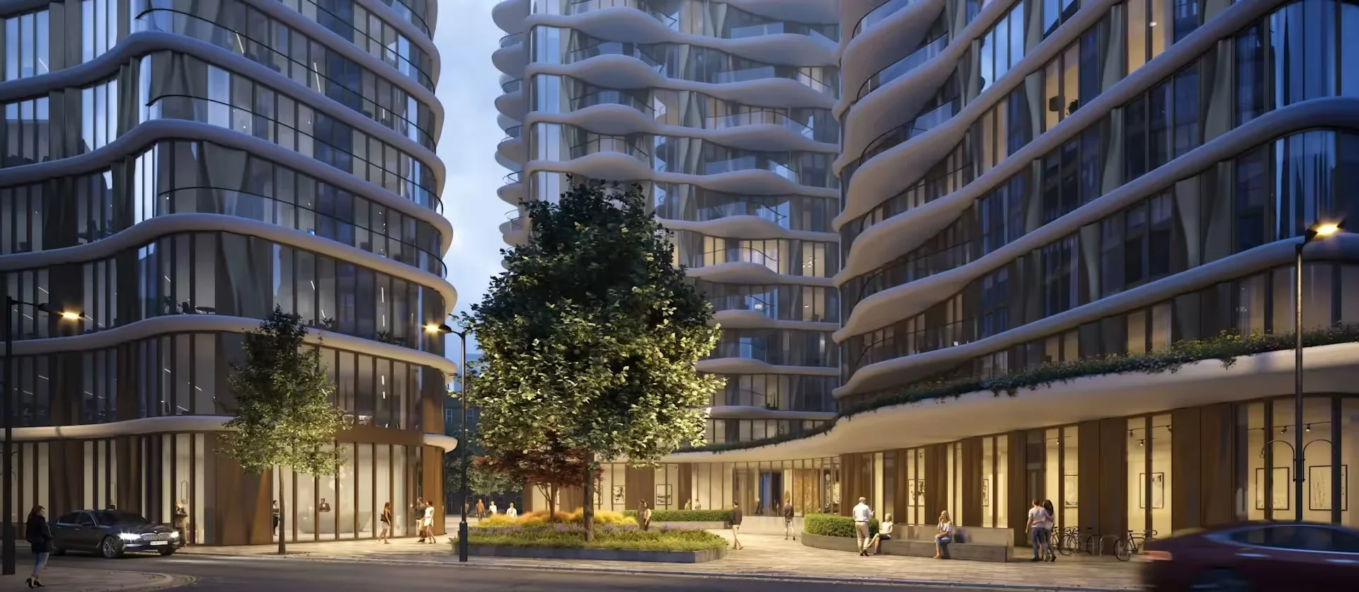 Triptych Bankside project rendering