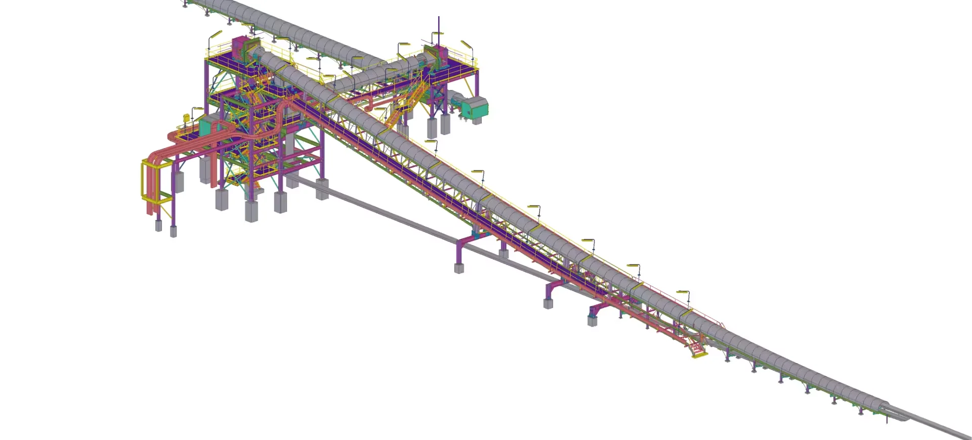 End column connection detail