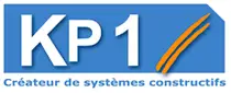 KP1 logo with the text Créateur de systèmes constructifs below it.