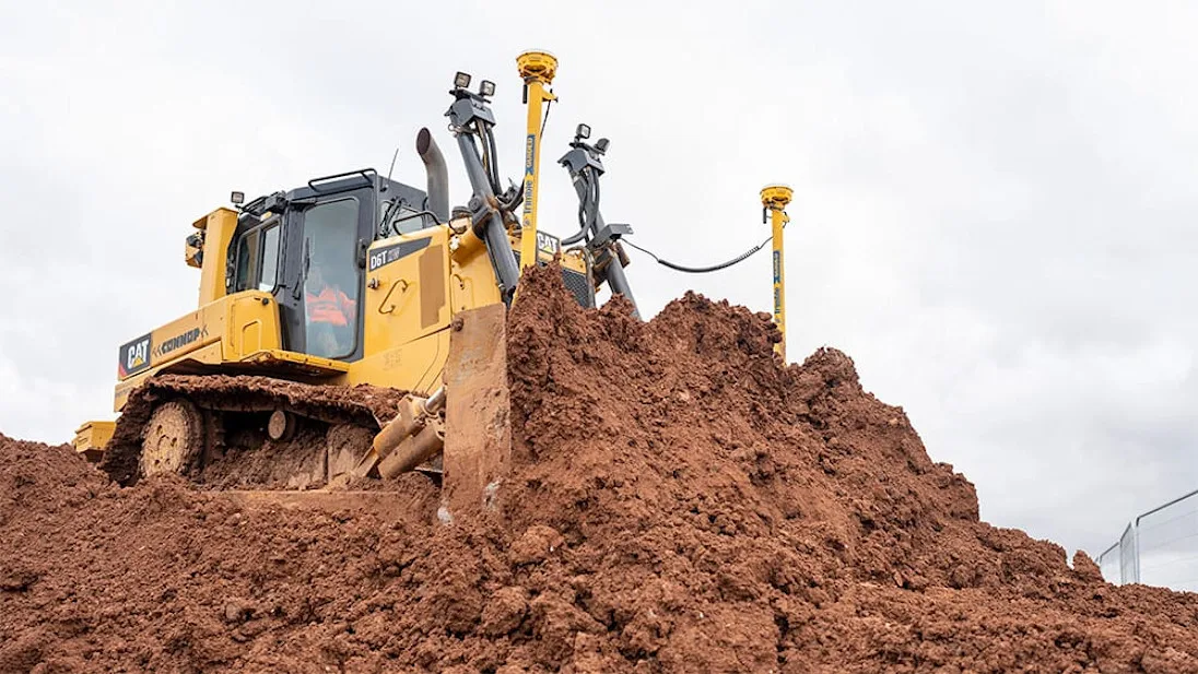Dozer with Trimble Earthworks