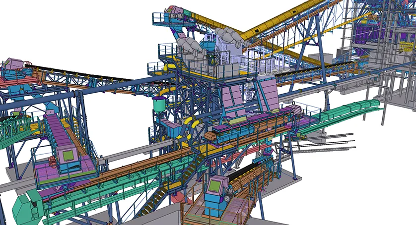 Trimble Construction Awards - SMIL, Modification de l'installation de concassage