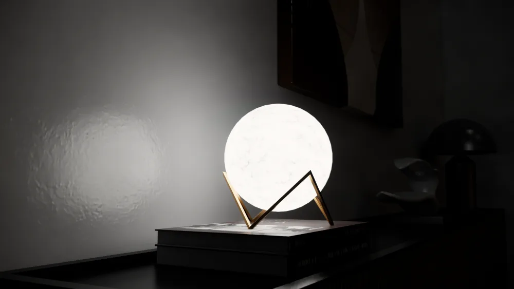 rendering of self-illuminated material