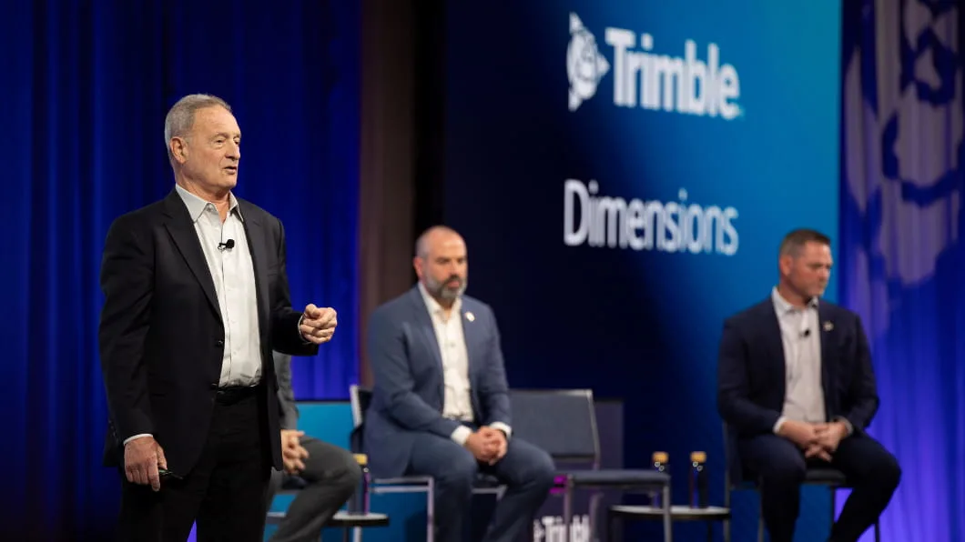 Lee Schwartz addresses Trimble Dimensions 2025.