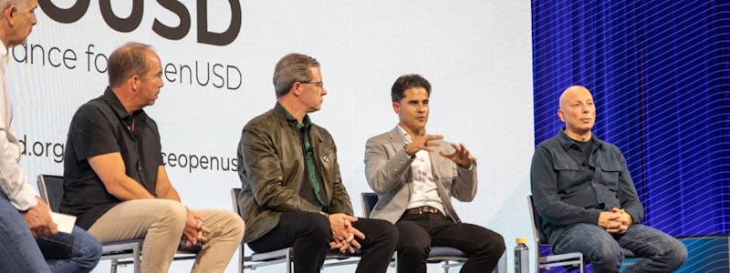 Experts in 3D modeling from Adobe, NVIDIA, Pixar and Trimble discussed the importance of OpenUSD standards at Dimensions 2025.