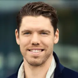 Portrait de Linus Fernström, architecte.