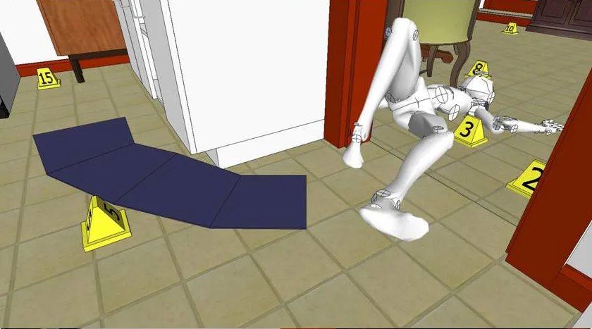 SketchUp for crime scene reconstruction