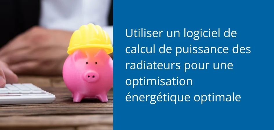 A pink piggy bank wearing a yellow hard hat sits on a wooden desk next to a calculator, symbolizing energy efficiency and financial savings.