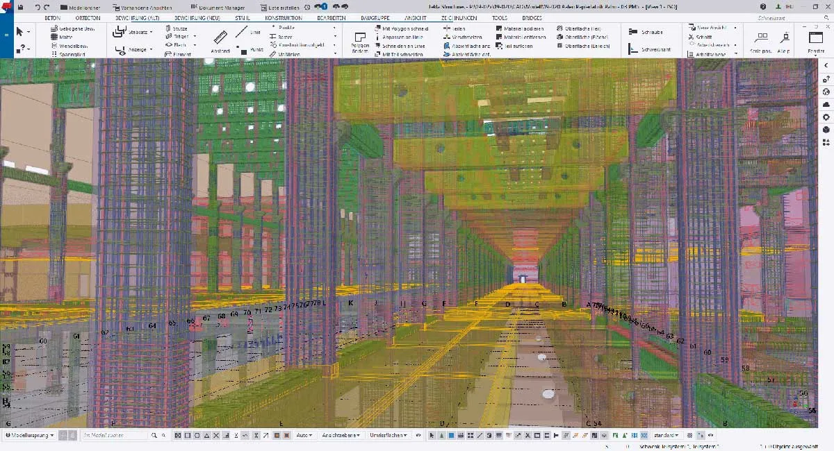 Alle Modelle werden von BCH in Tekla Structures vollständig bewehrt. (Quelle: BCH)