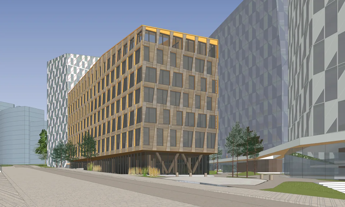 Mit der Architekturentwurf Software von SketchUp wurde das Valle Wood-Projekts erstellt