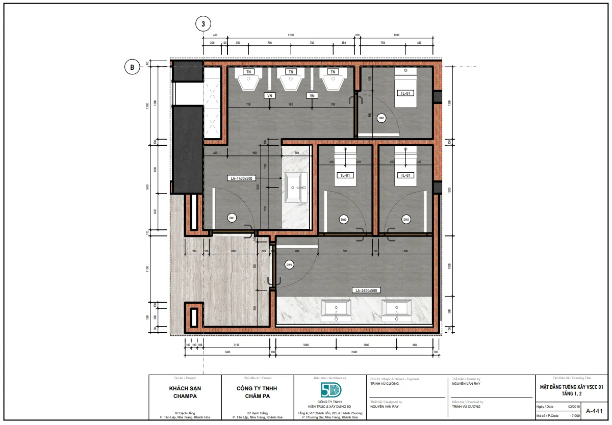 Plan de niveau du bâtiment