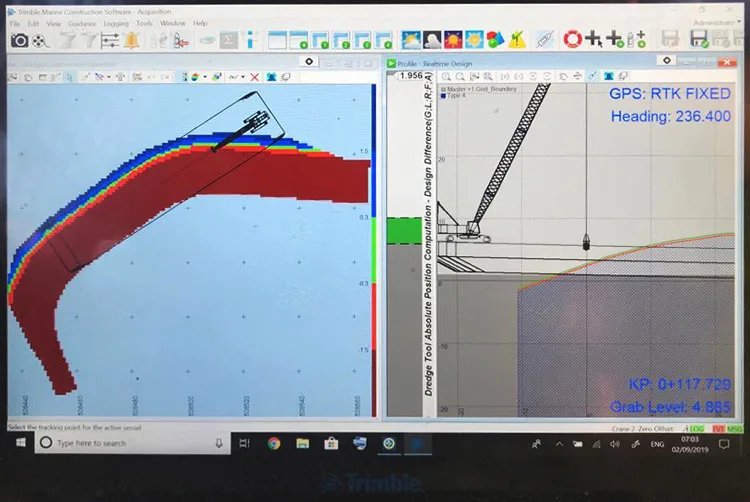 Trimble Marine Construction - Scientific Center Expansion