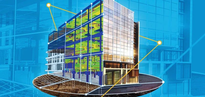 Constructible building information model of a building