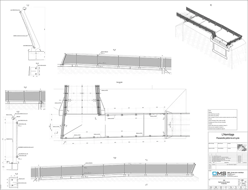 Trimble Construction Awards - OMS, Passerelle de l'Hermitage