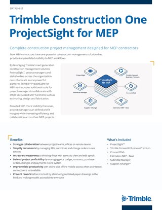 ProjectSight Datasheet | Trimble