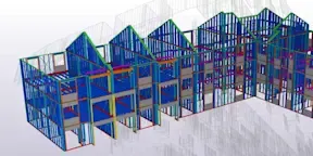 Light metal framing with Tekla