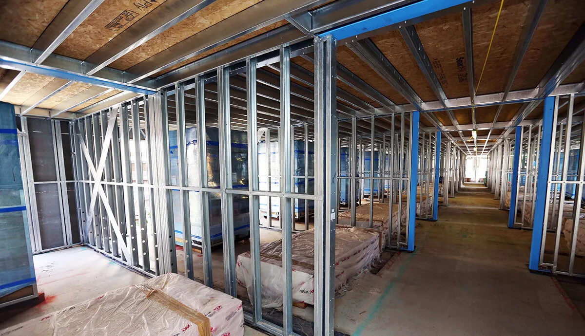 Thank to the Tekla model, the production was very lean, and the model helped reduce waste